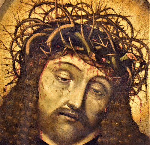 "Ecce Homo" olio su rame